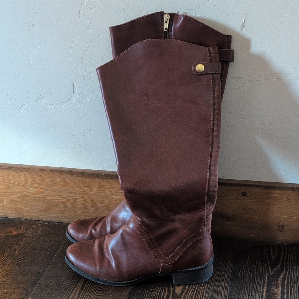 Target Brown Faux Leather Boots